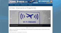 Desktop Screenshot of airl1nes.com