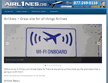 Tablet Screenshot of airl1nes.com